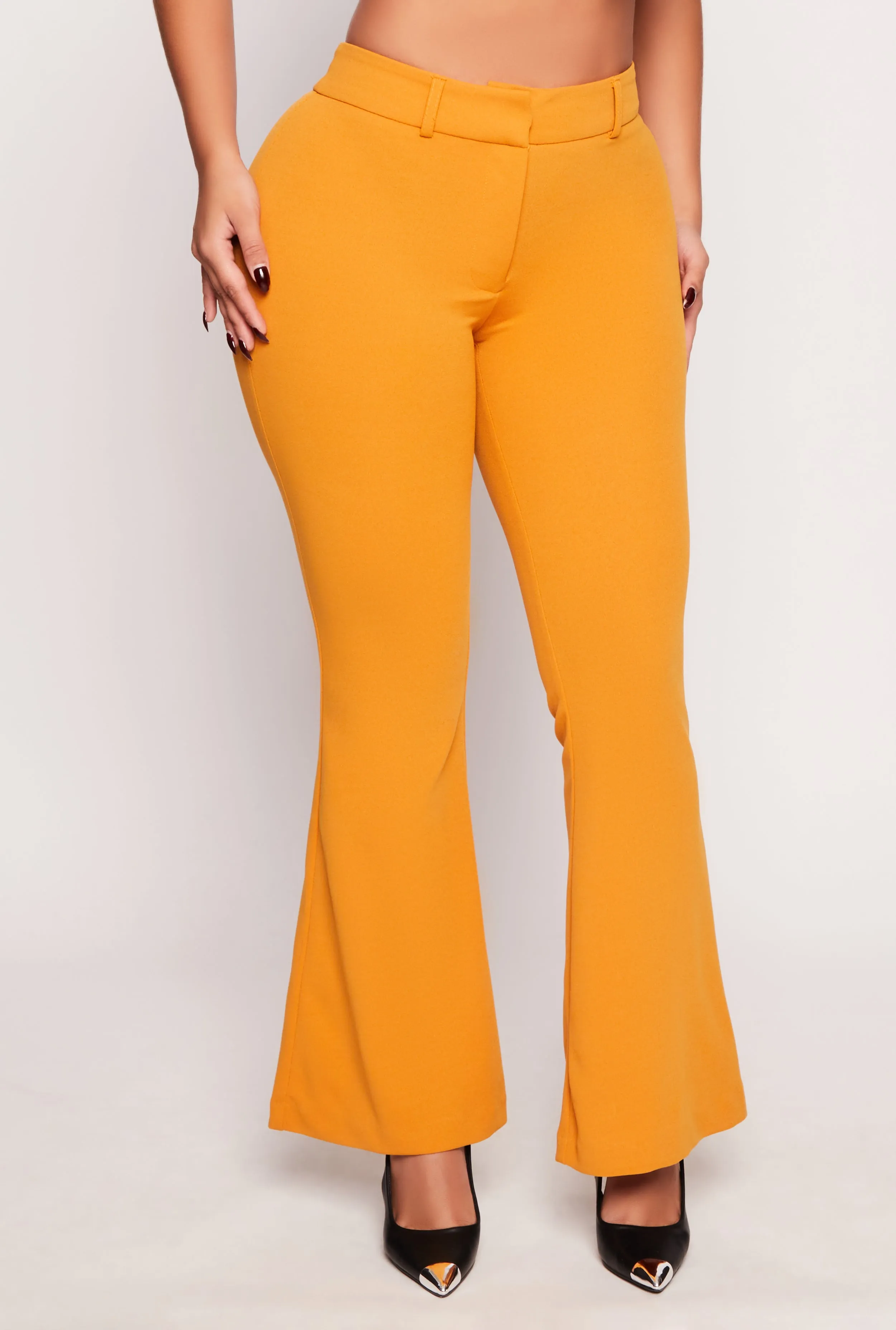 Crepe Knit Flare Pants sold by Rainbow product image thumbnail 2
