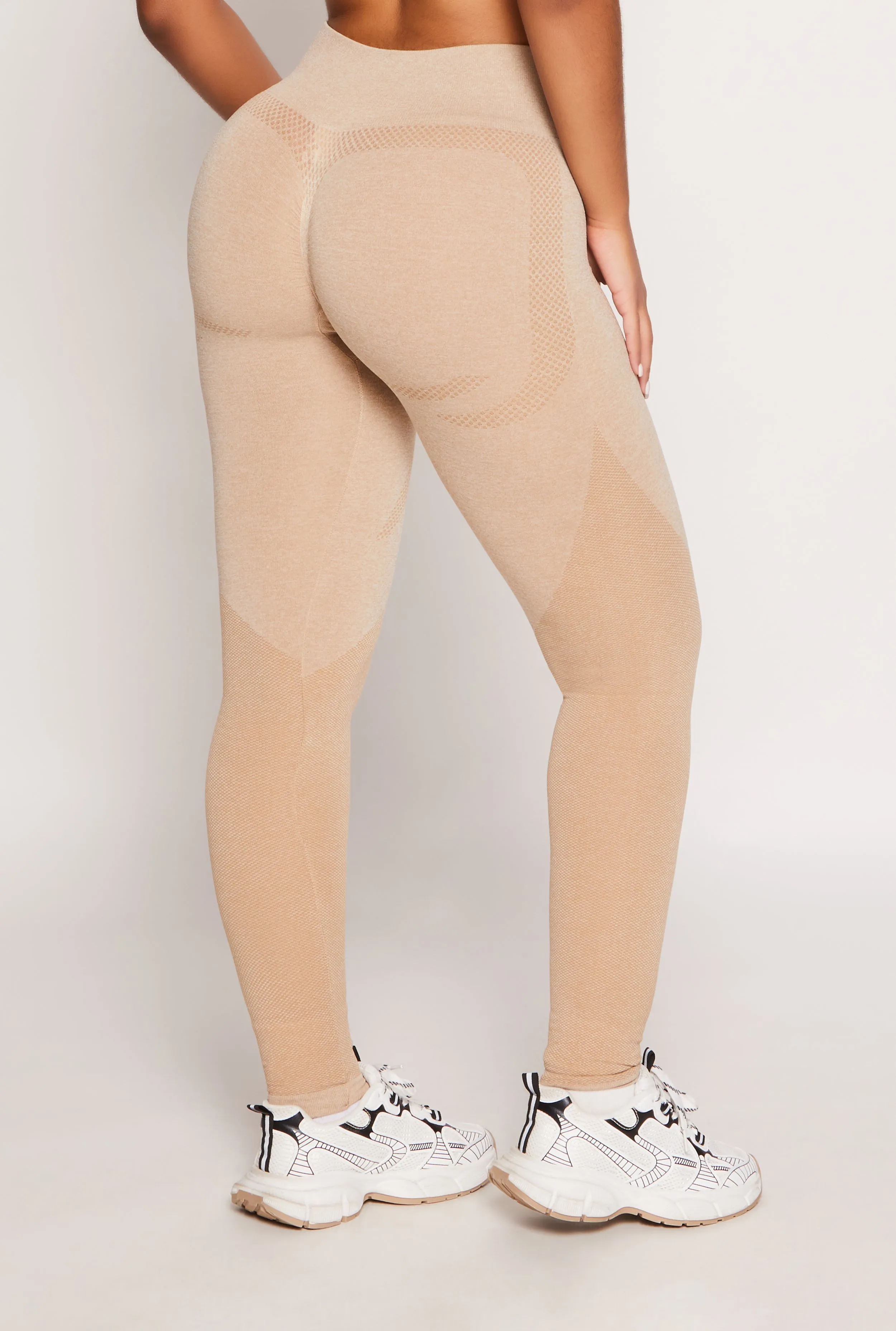 Seamless Two Tone Active Leggings sold by Rainbow product image thumbnail 3