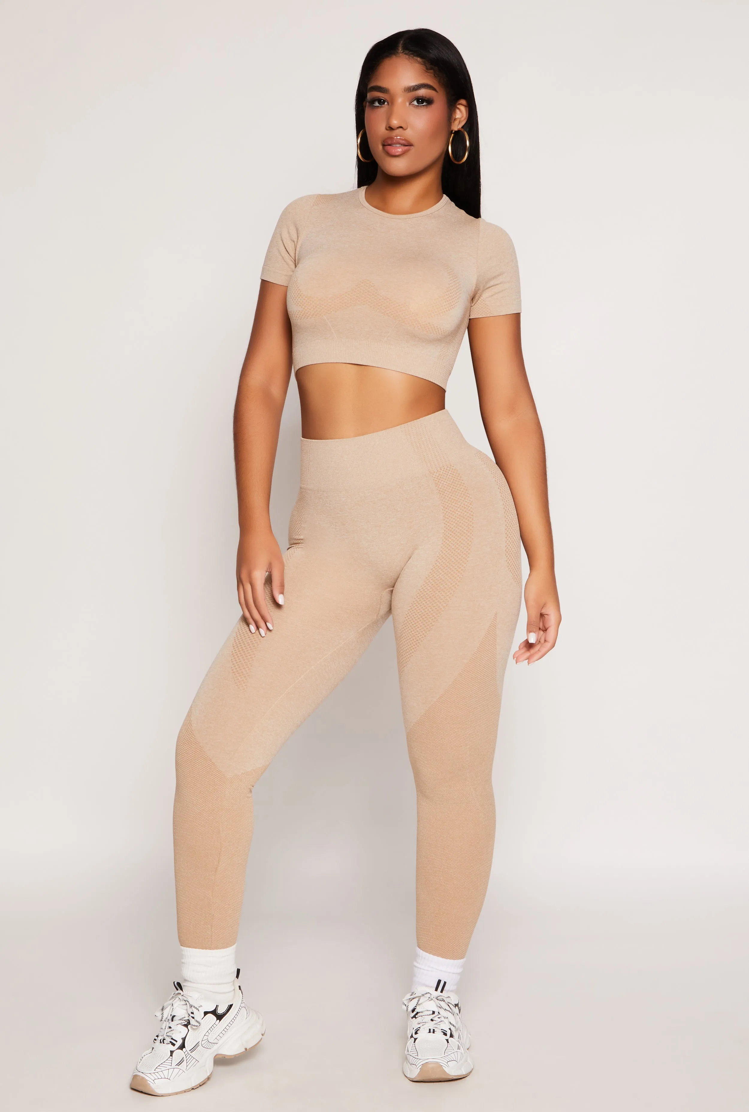 Seamless Two Tone Active Leggings sold by Rainbow