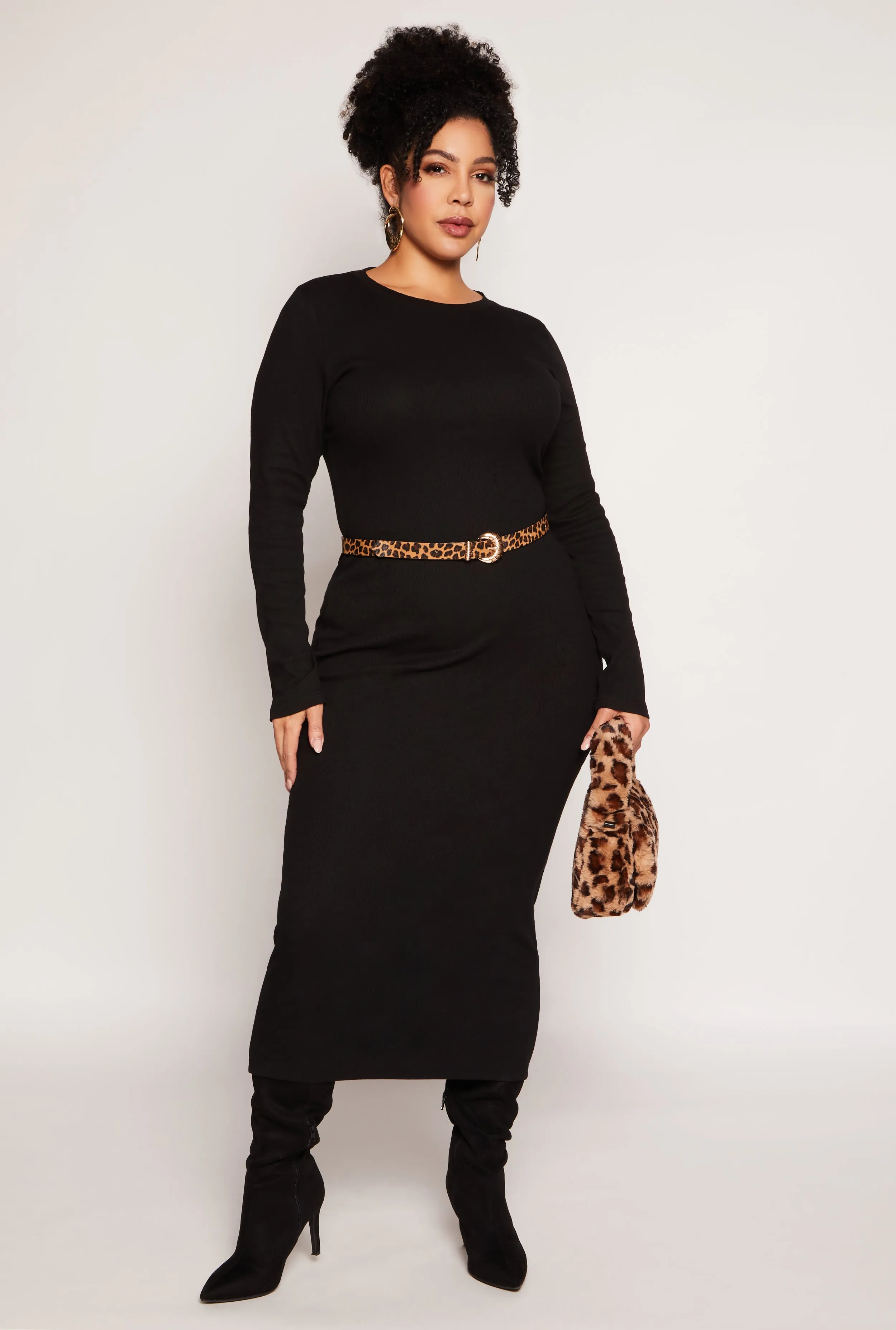 Plus Size Daisy Long Sleeve Maxi Dress sold by Rainbow product image thumbnail 2