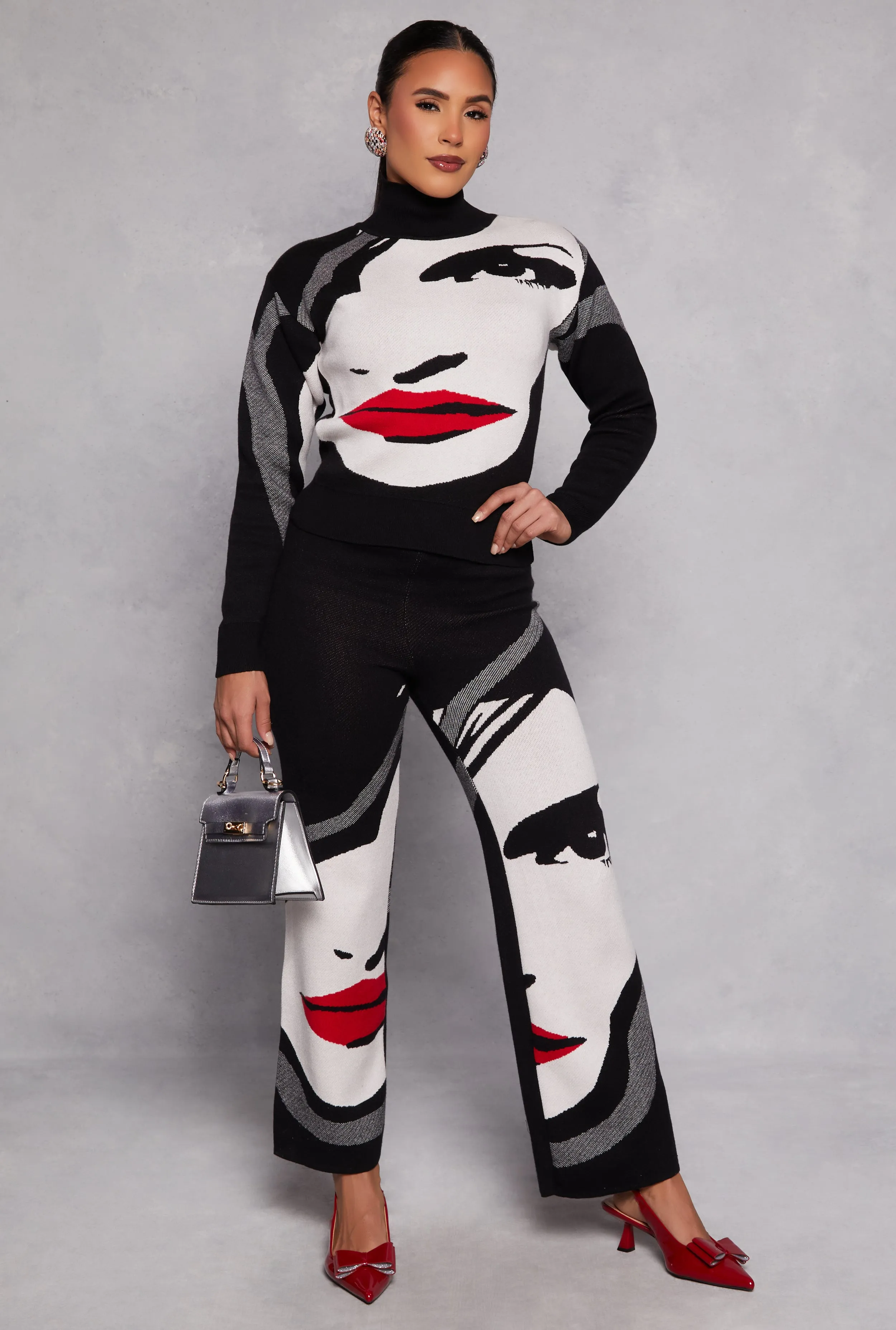 Face Print Pants sold by Rainbow