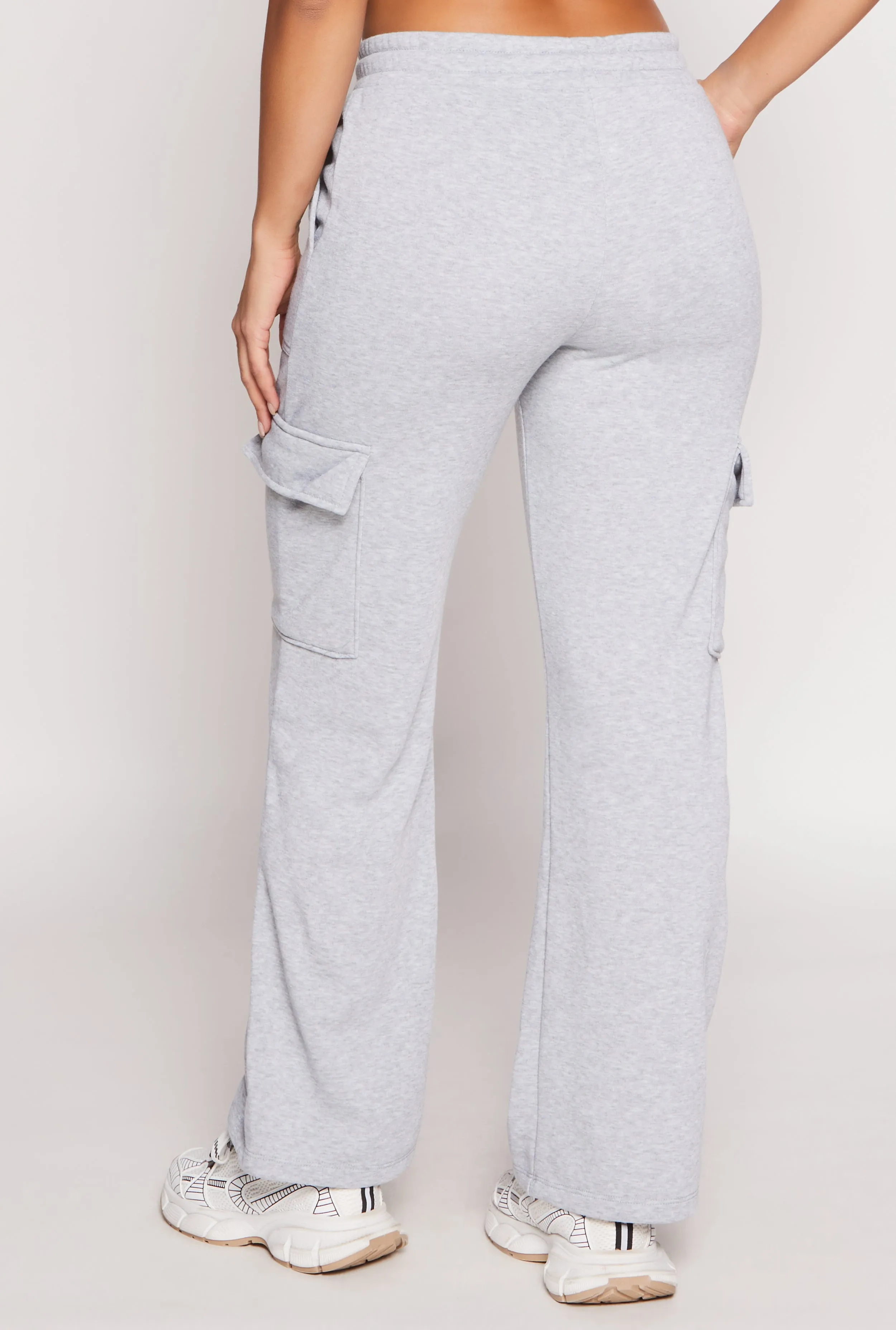 Fleece Drawstring Cargo Sweatpants sold by Rainbow product image thumbnail 3