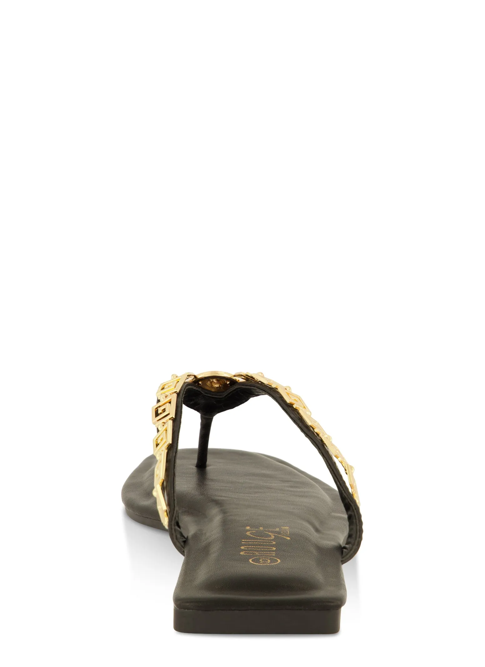 Lion Pendant Greek Key Chain Thong Sandals sold by Rainbow product image thumbnail 3