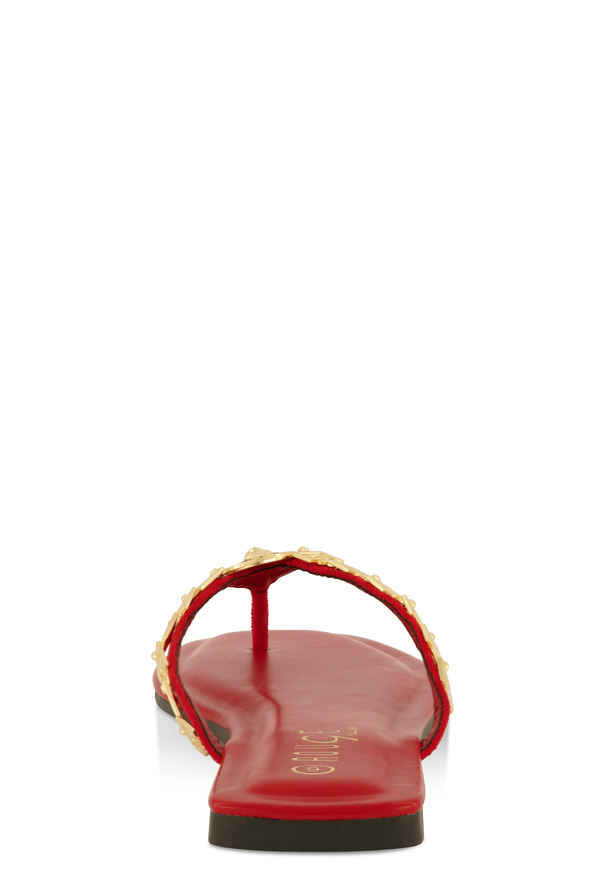 Lion Pendant Greek Key Chain Thong Sandals sold by Rainbow product image thumbnail 3