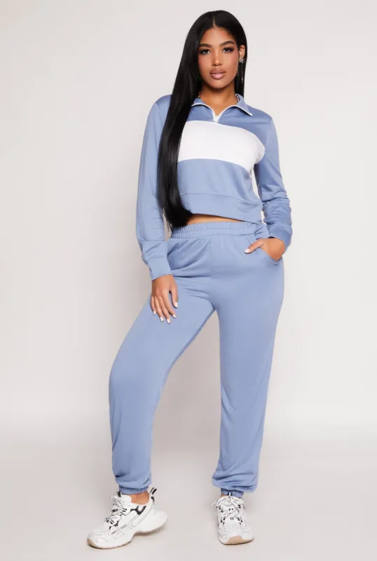 French Terry Pull On Joggers sold by Rainbow