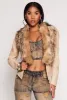 Haute Monde Faux Fur Trim Faux Leather Jacket sold by Rainbow