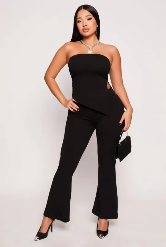 Crepe Knit Flare Pants sold by Rainbow