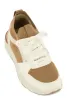 Textured Knit Color Block Lace Up Sneakers sold by Rainbow