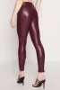 Iris Faux Leather Pintuck Skinny Leg Pants sold by Rainbow