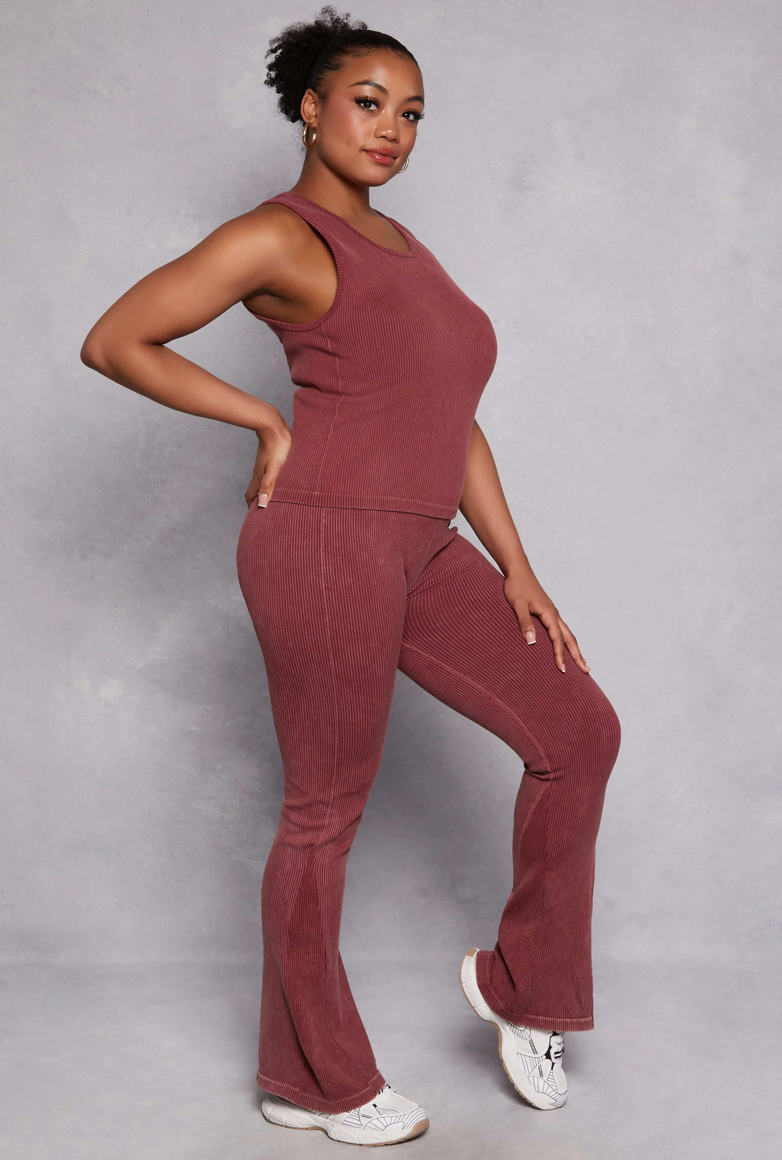 Plus Size Seamless Acid Wash Tank Top sold by Rainbow product image thumbnail 2