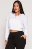 Fleece Zip Front Cropped Hoodie sold by Rainbow
