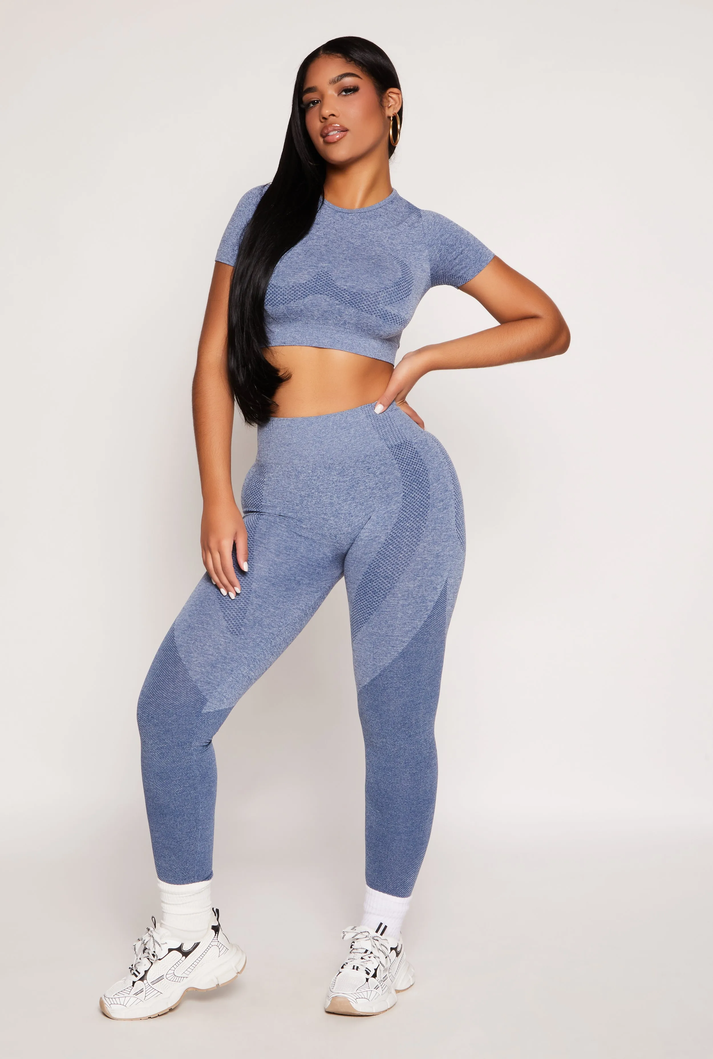 Seamless Two Tone Active Leggings sold by Rainbow