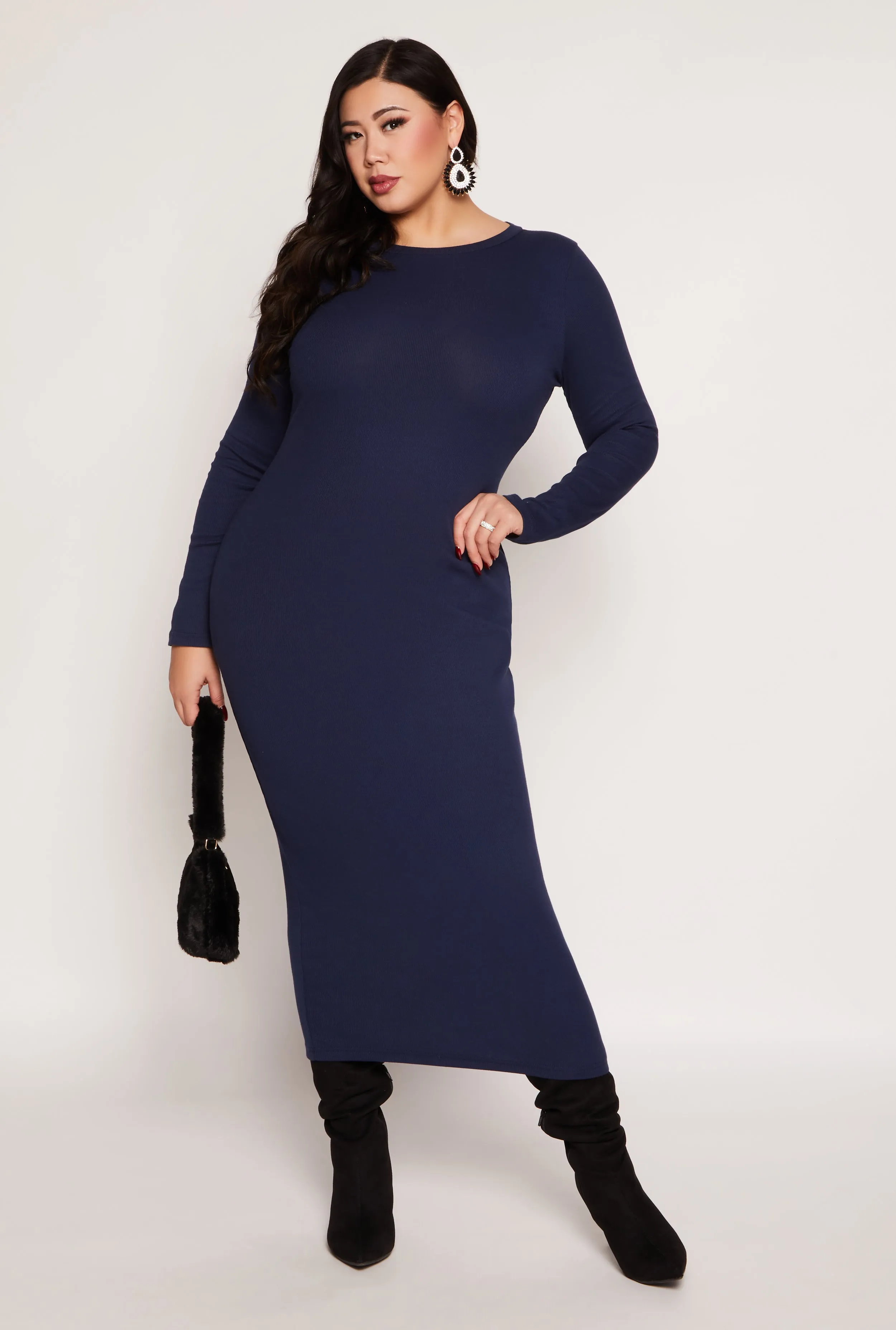 Plus Size Daisy Long Sleeve Maxi Dress sold by Rainbow product image thumbnail 2
