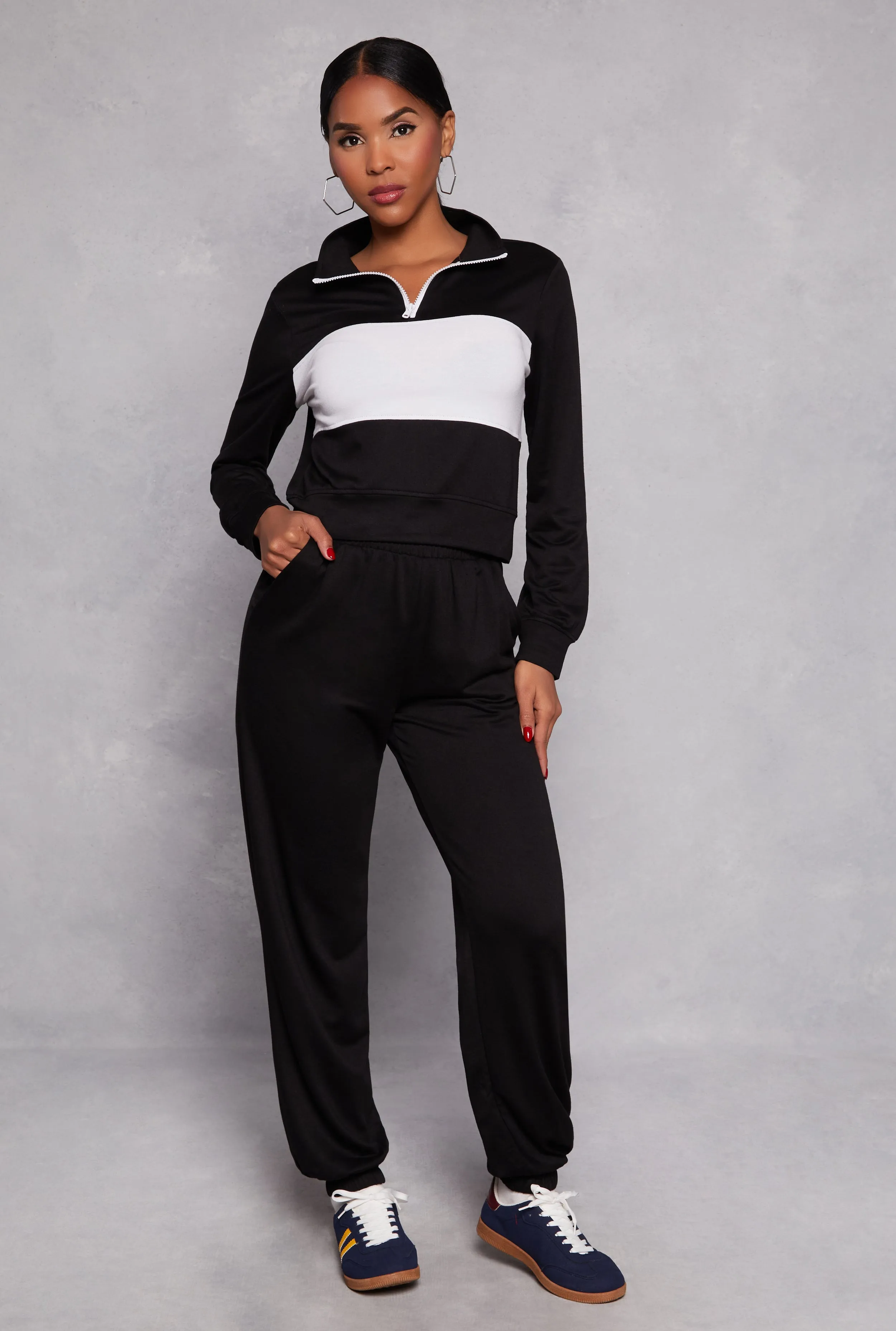 French Terry Pull On Joggers sold by Rainbow