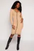 Contrast Trim Button Detail Sweater Dress sold by Rainbow
