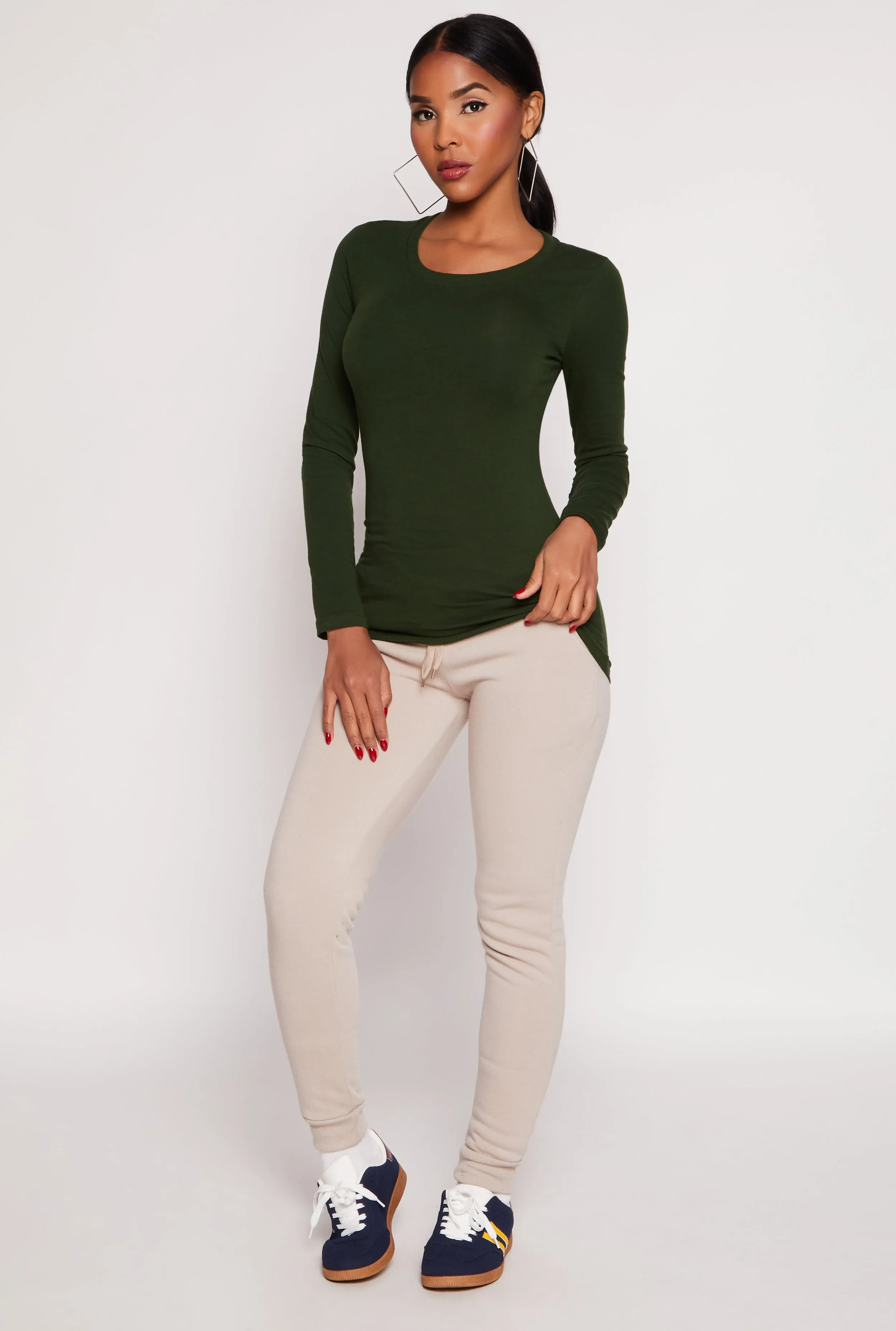 Long Sleeve Crew Neck Top sold by Rainbow product image thumbnail 2