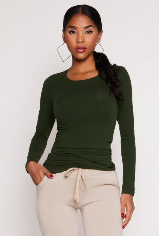 Long Sleeve Crew Neck Top sold by Rainbow