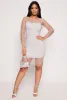 Haute Monde Faux Pearl Rhinestone Mesh Dress sold by Rainbow