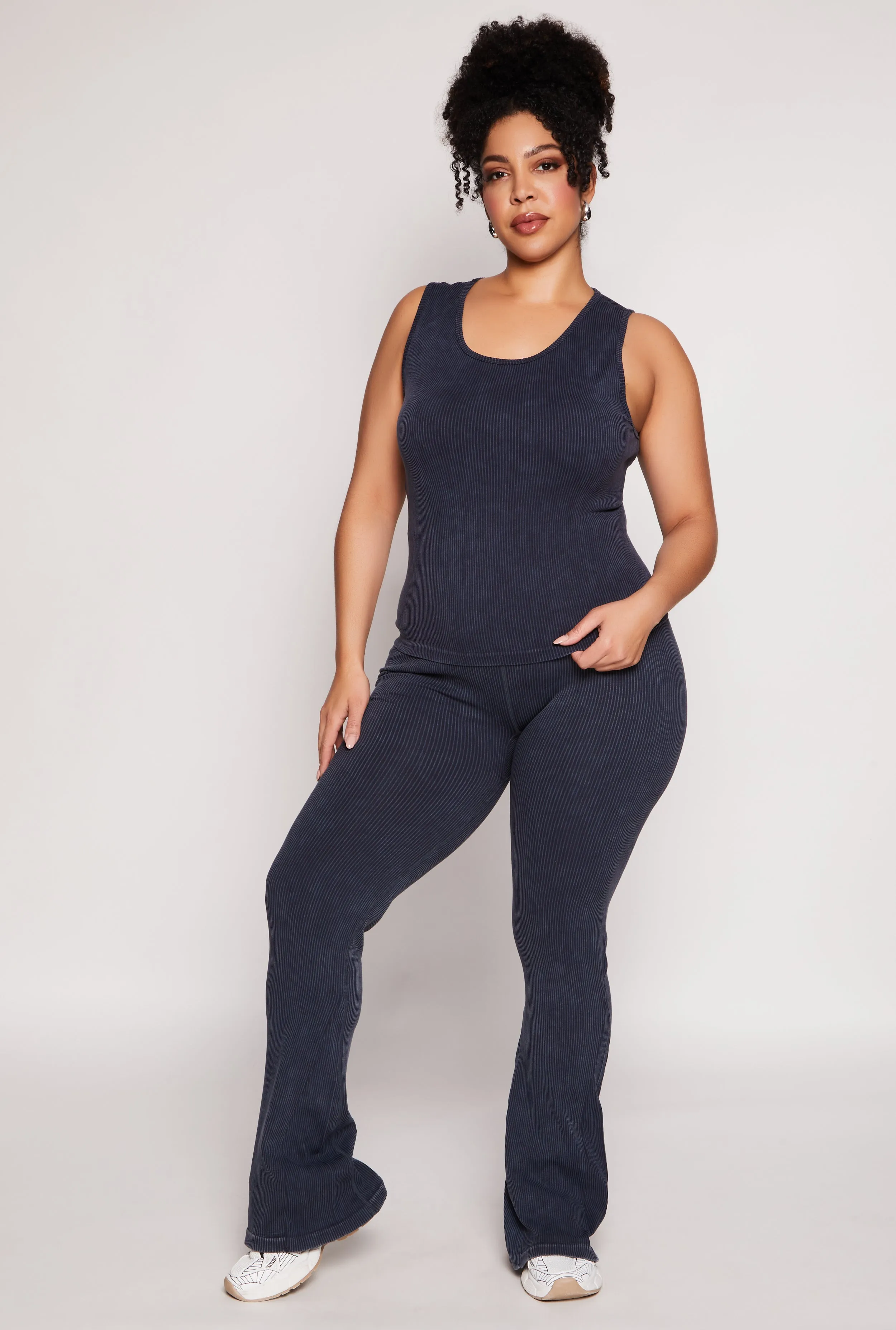 Plus Size Seamless Acid Wash Tank Top sold by Rainbow product image thumbnail 2