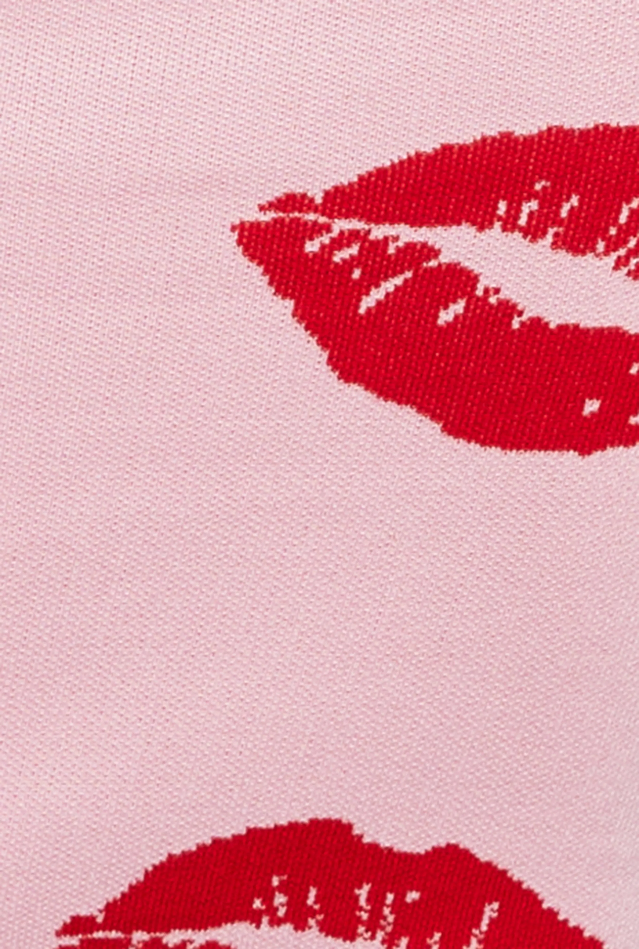 Lip Print Midi Tube Dress sold by Rainbow product image thumbnail 4