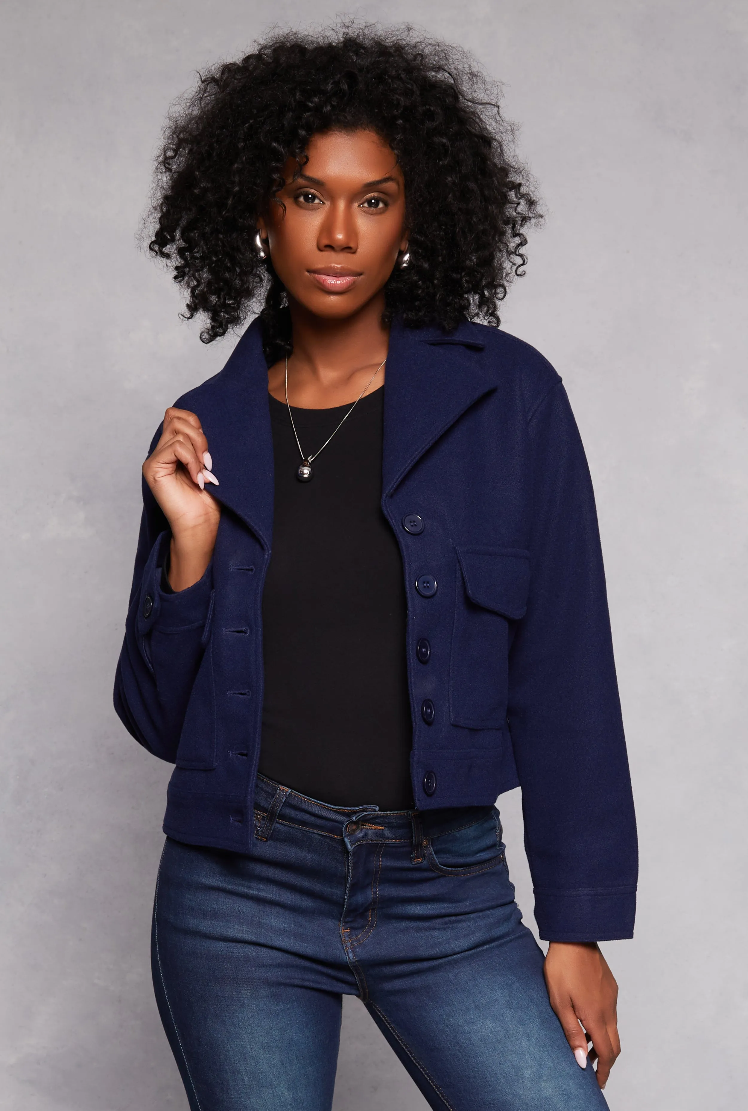 Lapel Collar Jacket sold by Rainbow