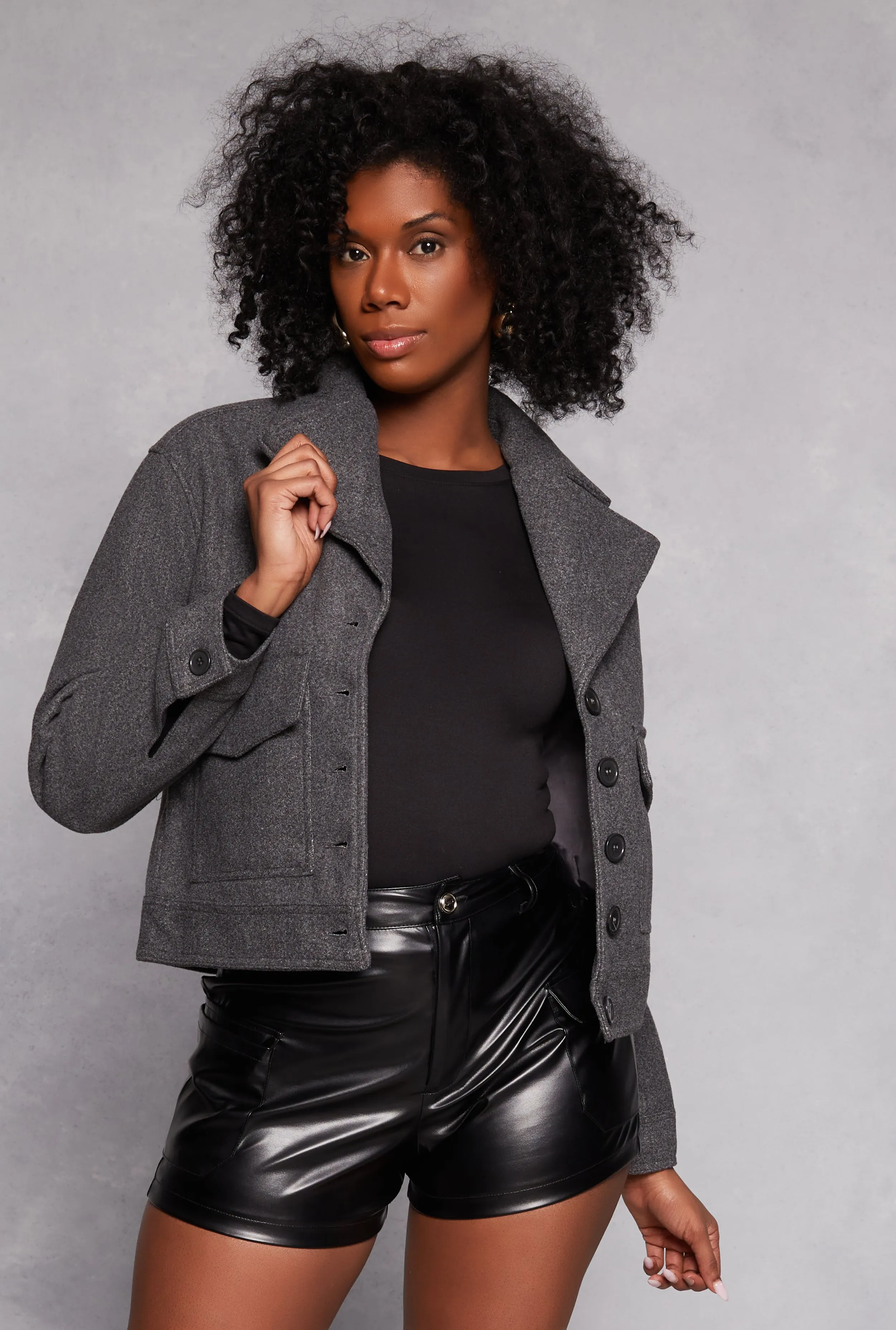 Lapel Collar Jacket sold by Rainbow