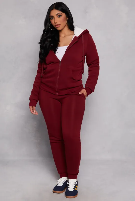 Fleece Drawstring Pocket Joggers sold by Rainbow