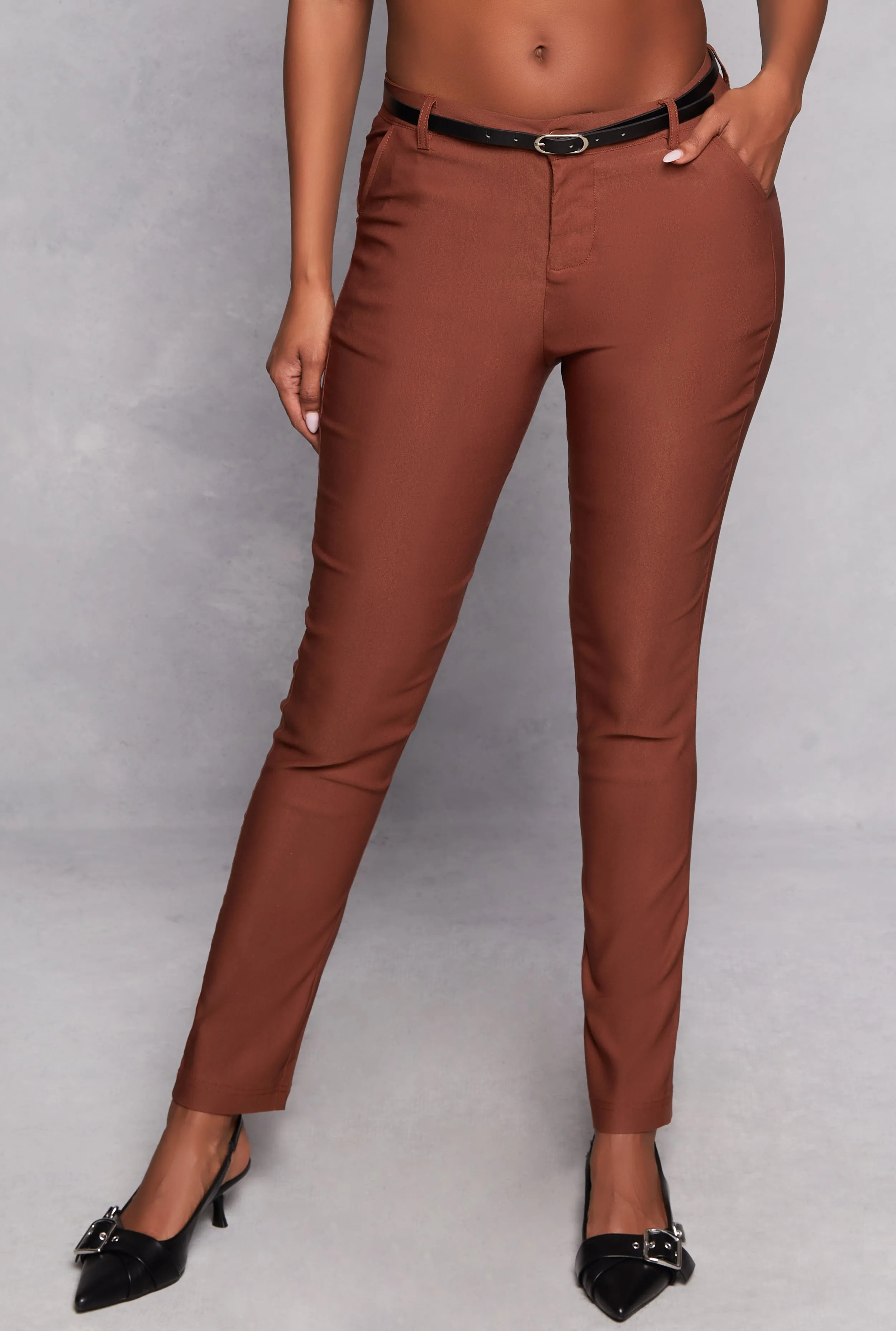 Belted Hyperstretch Dress Pants sold by Rainbow product image thumbnail 2