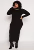 Plus Size Daisy Turtleneck Long Sleeve Dress sold by Rainbow