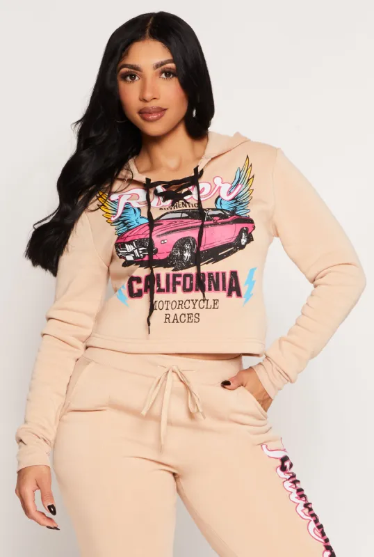 Racer California Hooded Sweatshirt sold by Rainbow