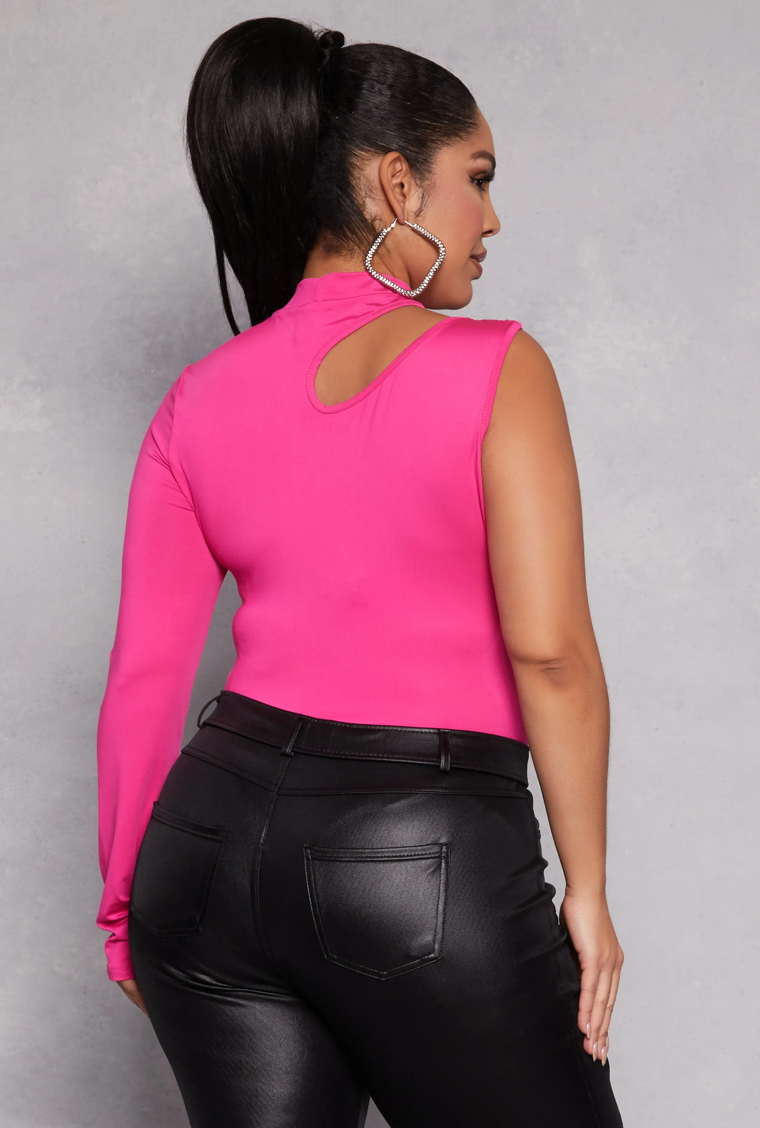 Plus Size Daisy Keyhole Shoulder Bodysuit sold by Rainbow product image thumbnail 3