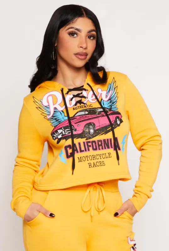 Racer California Hooded Sweatshirt sold by Rainbow