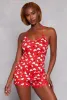 Ribbed Knit Cherry Heart Pajama Cami and Shorts sold by Rainbow