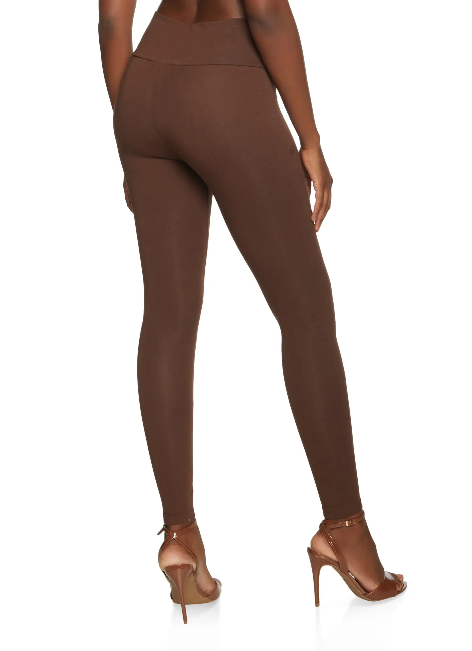 Solid Wide Waist Leggings sold by Rainbow product image thumbnail 2