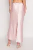 Almost Famous Satin Midi Slip Skirt sold by Rainbow