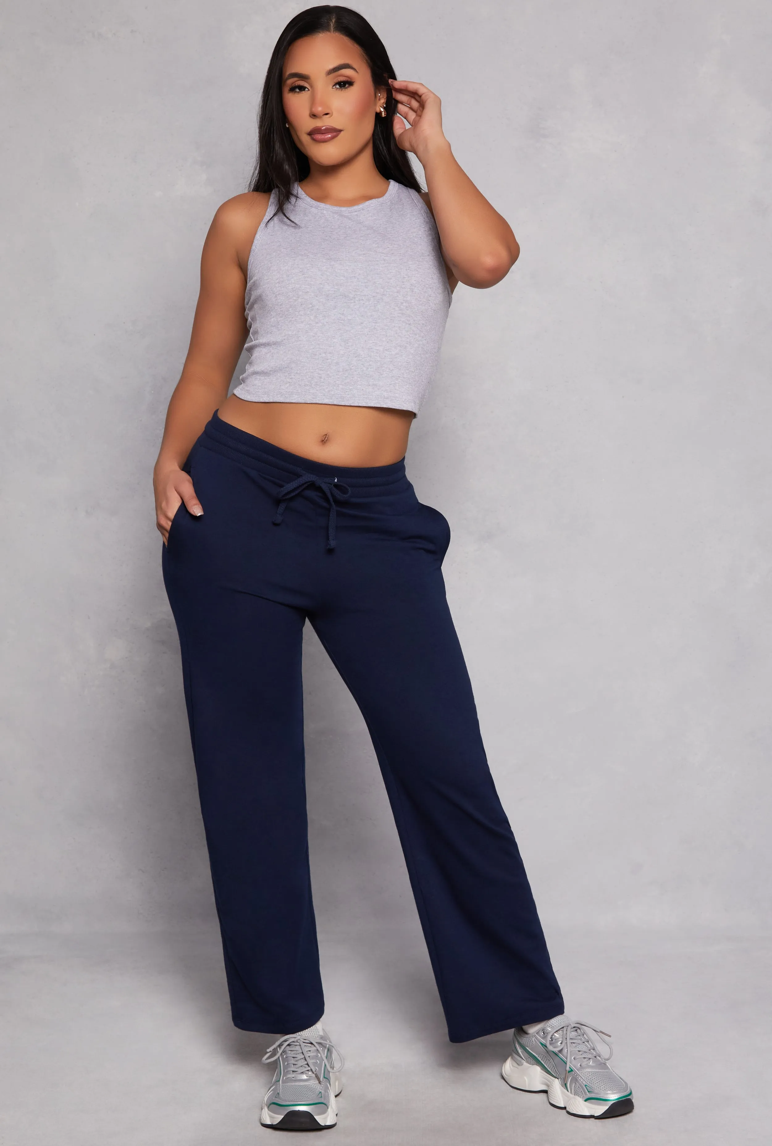 French Terry Straight Leg Sweatpants sold by Rainbow