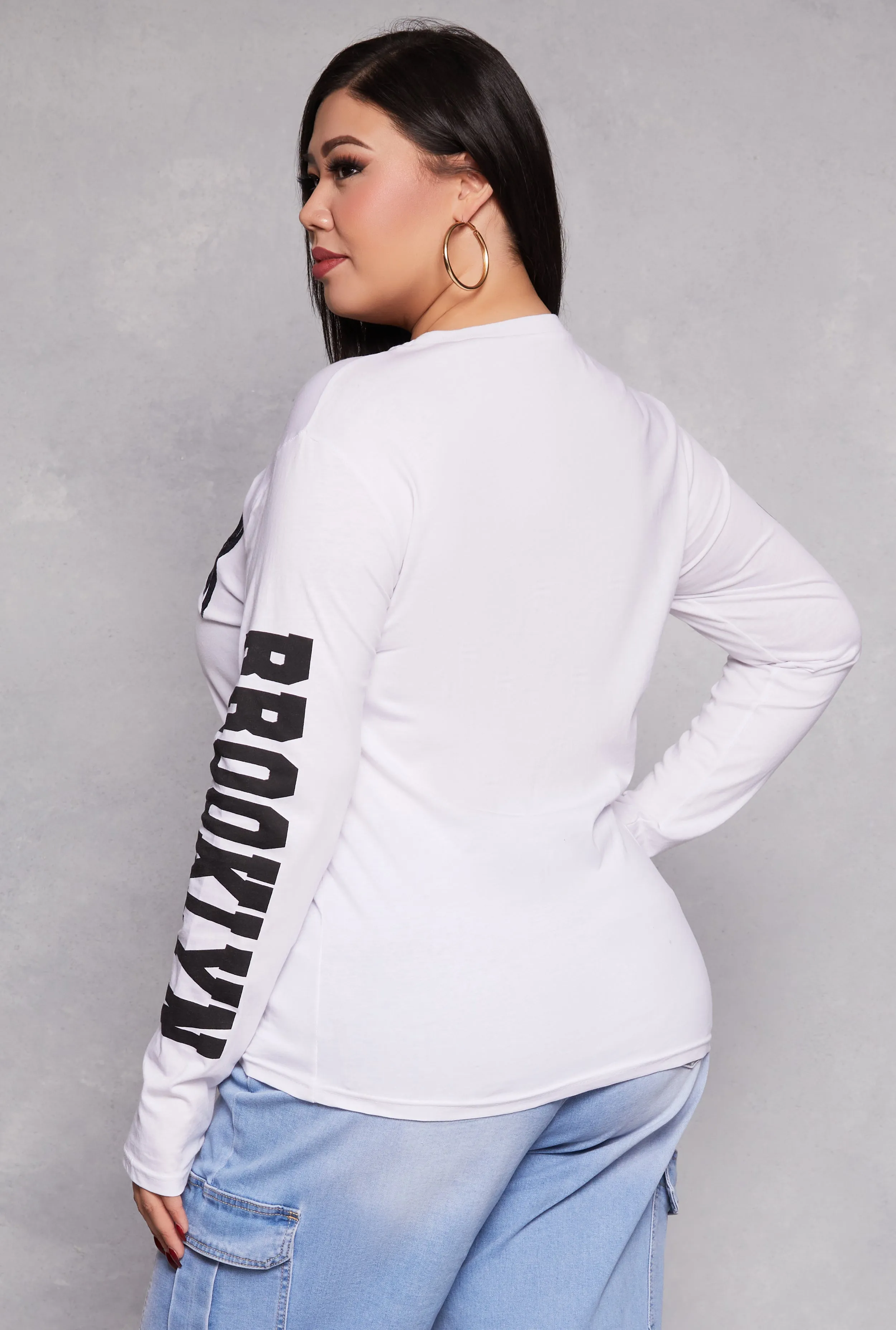 Plus Size Teddy Bear Brooklyn Graphic Tee sold by Rainbow product image thumbnail 3