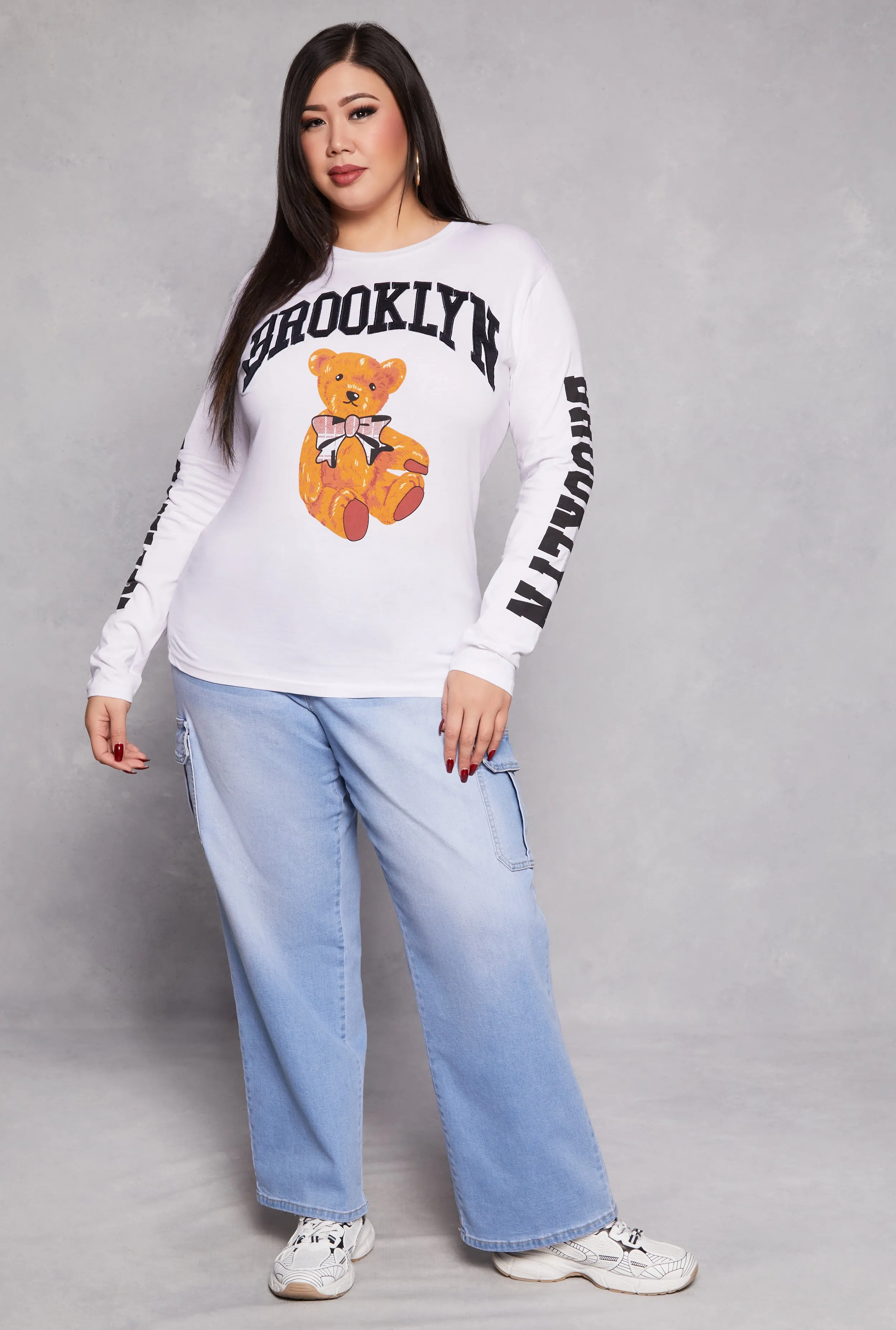 Plus Size Teddy Bear Brooklyn Graphic Tee sold by Rainbow product image thumbnail 2