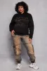 Plus Size Rhinestone Nutritional Facts Graphic Hoodie sold by Rainbow