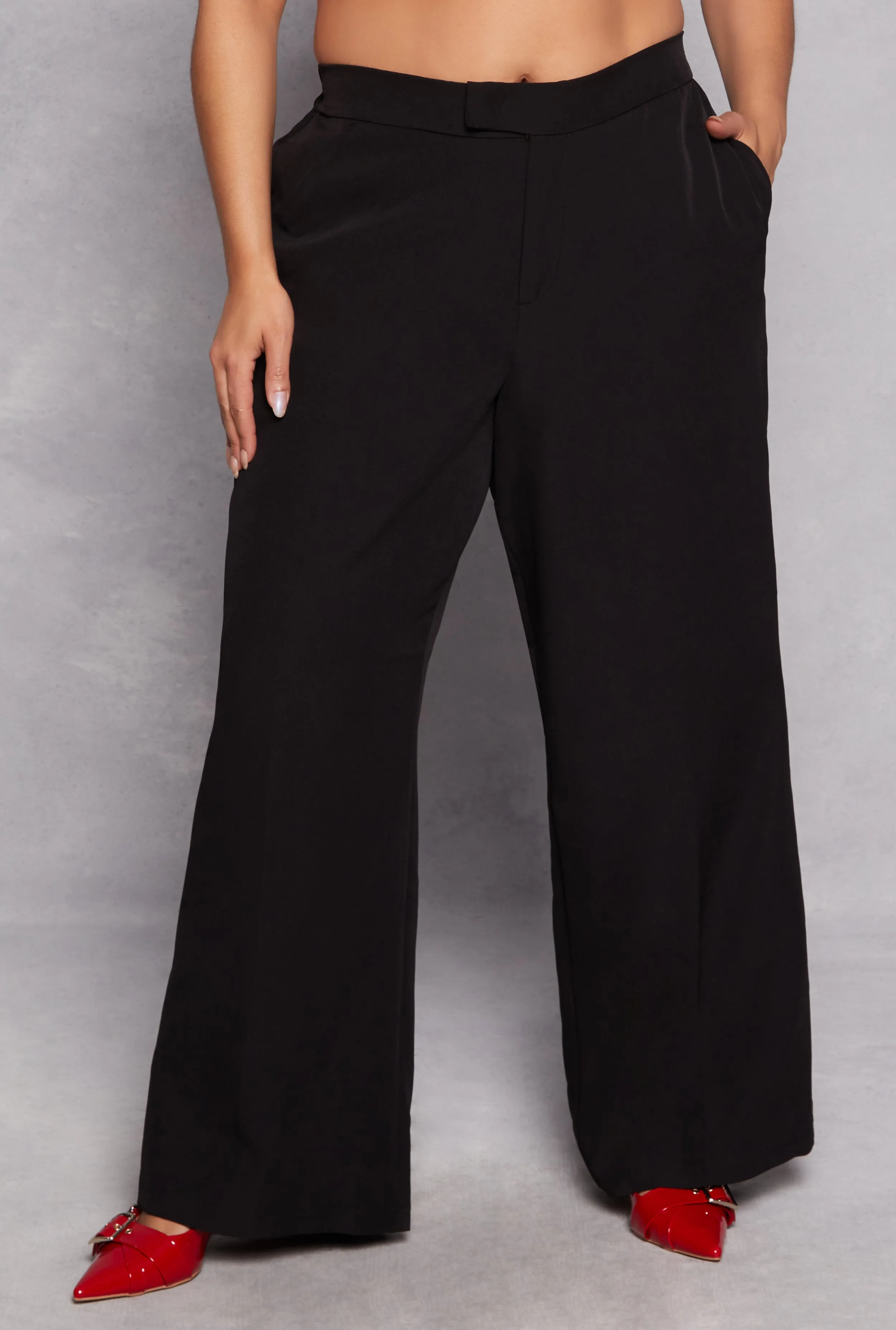 Plus Size Wide Leg Trousers sold by Rainbow product image thumbnail 2
