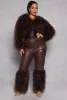 Plus Size Spoon Jeans Faux Fur Bolero Jacket sold by Rainbow