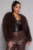 Plus Size Spoon Jeans Faux Fur Bolero Jacket sold by Rainbow