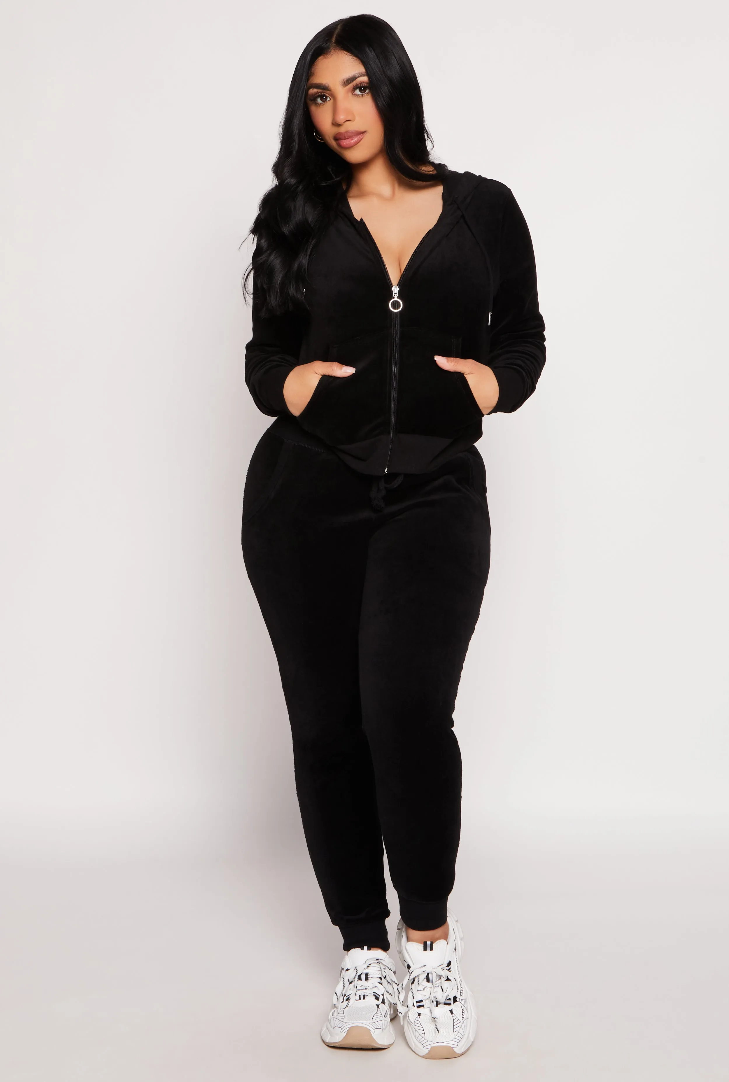 Basic Velour Joggers sold by Rainbow