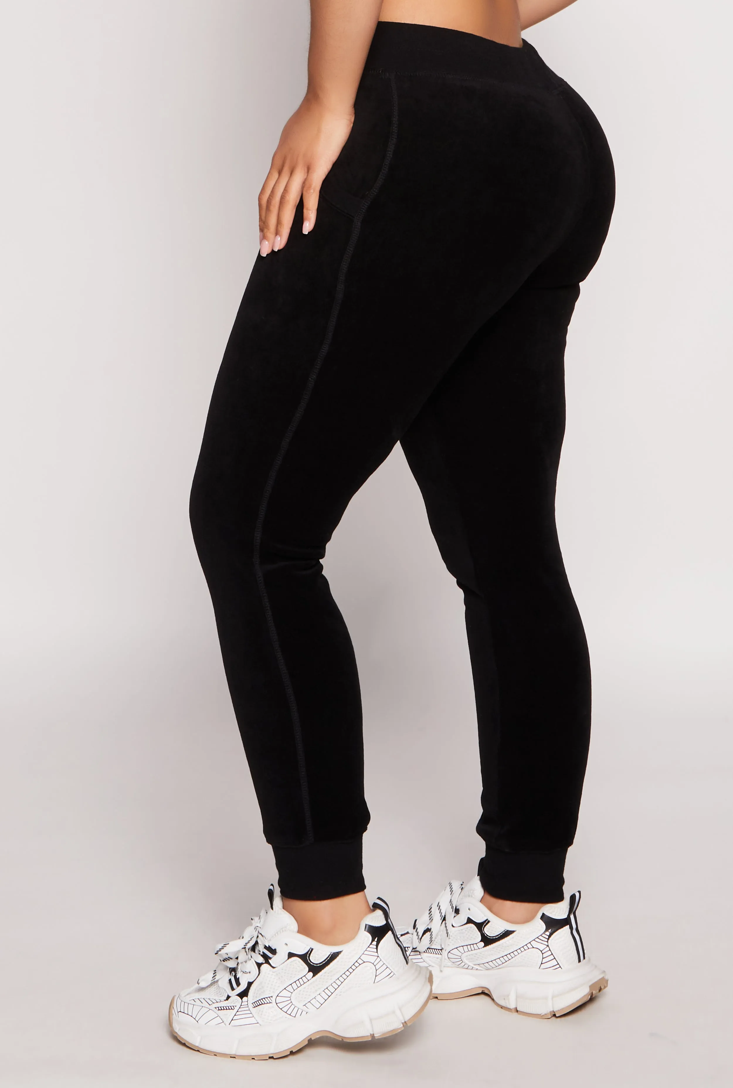 Basic Velour Joggers sold by Rainbow product image thumbnail 3