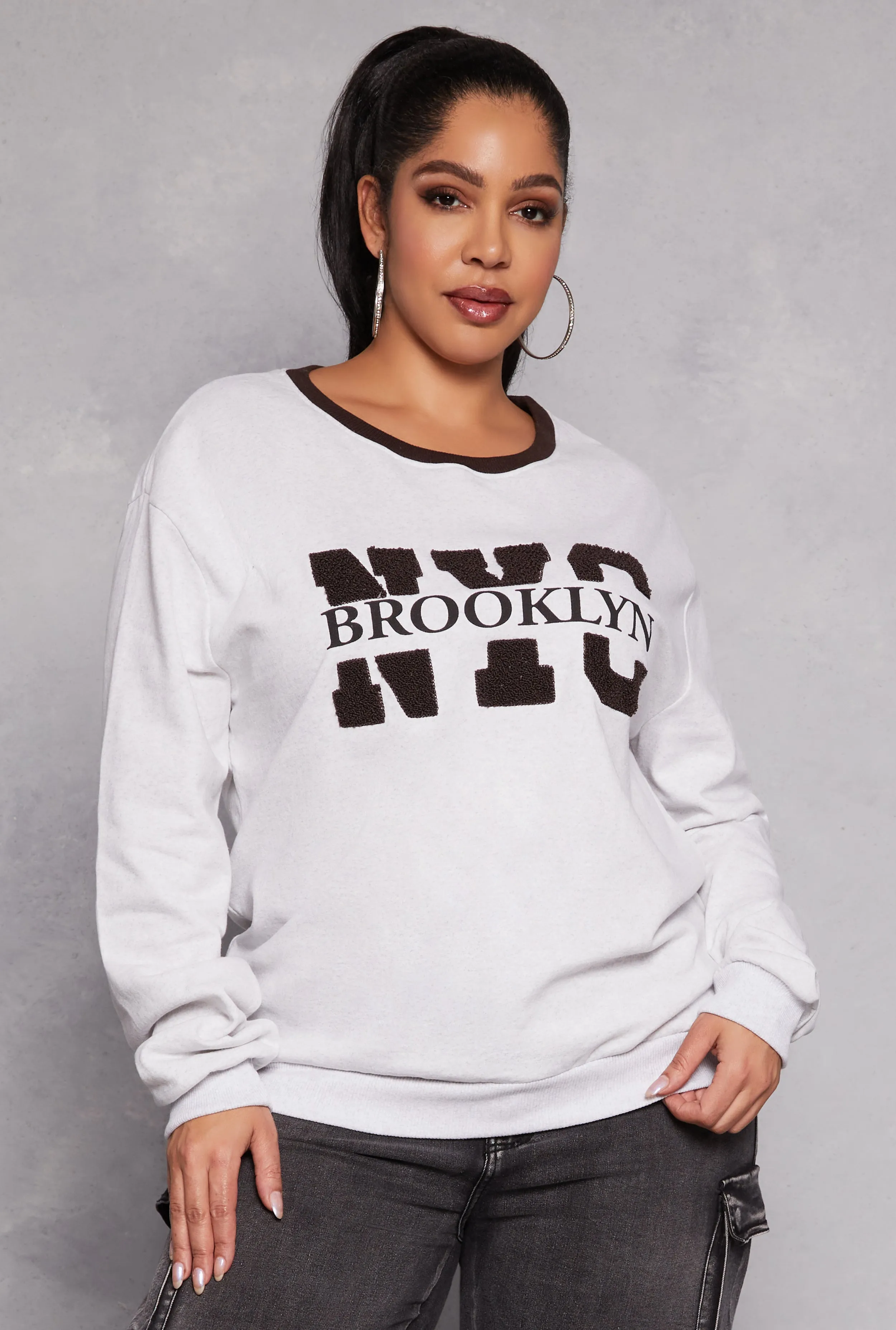 Plus Size Brooklyn NYC Sweatshirt sold by Rainbow