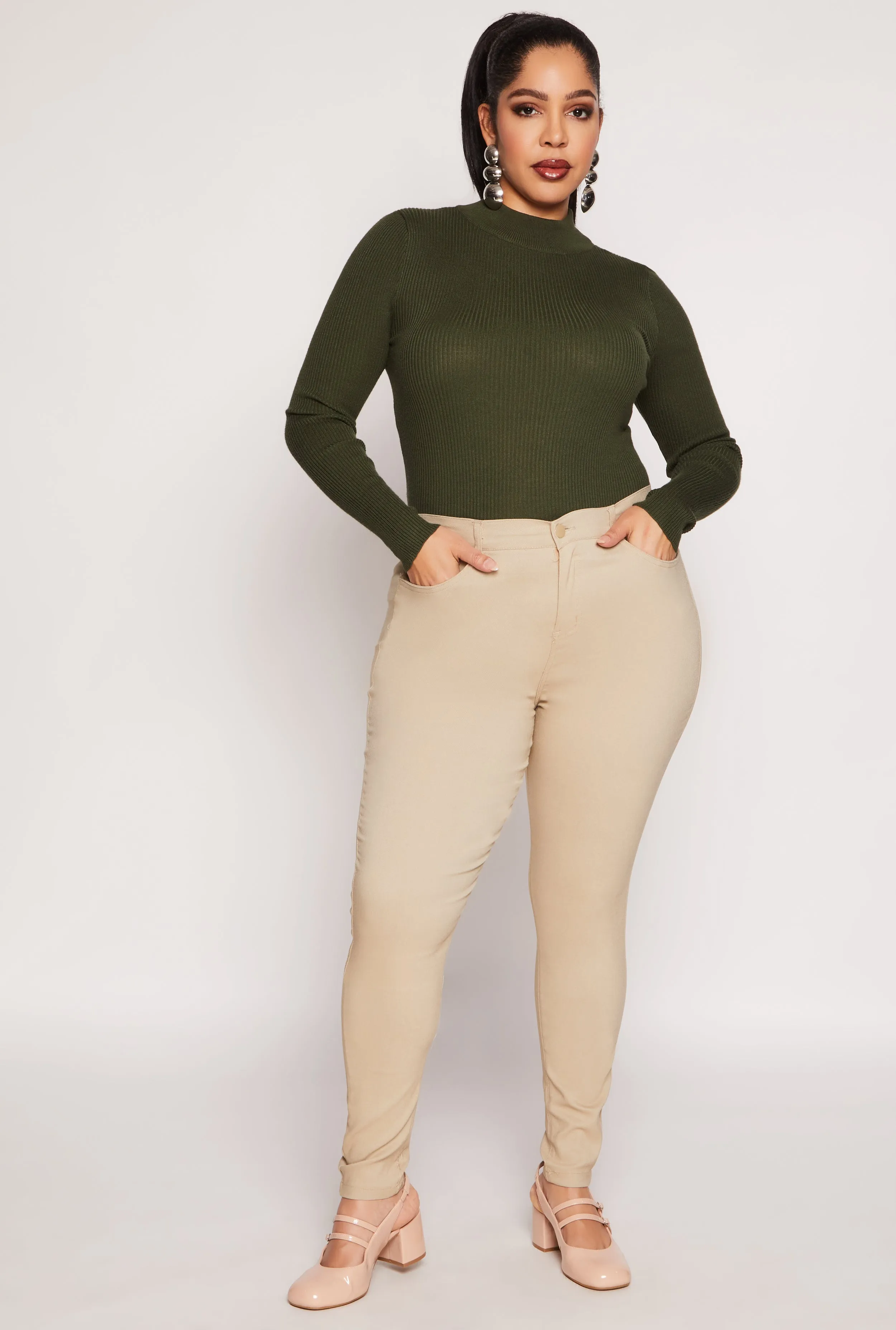 Plus Size Hyperstretch High Waisted Pants sold by Rainbow