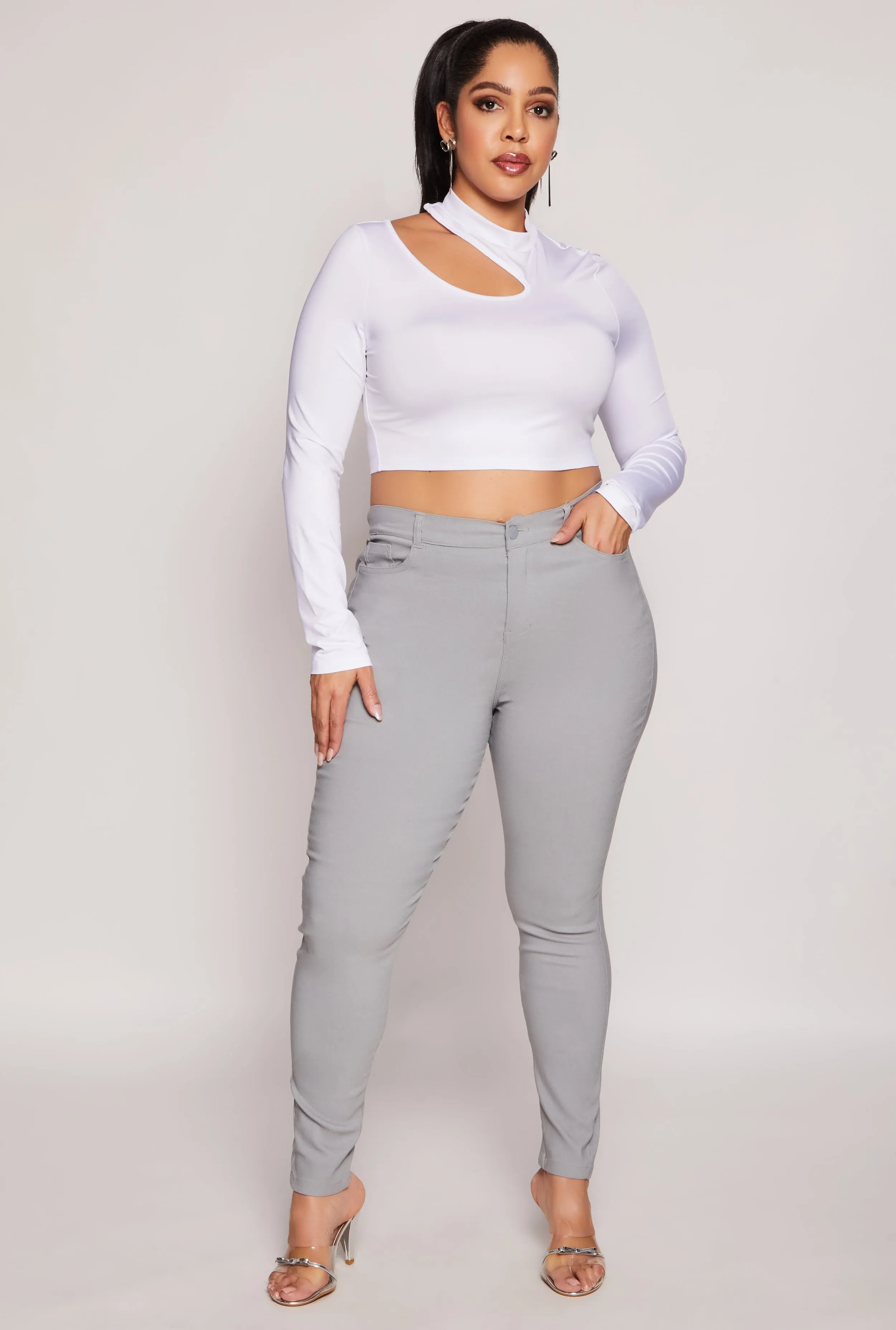 Plus Size Hyperstretch High Waisted Pants sold by Rainbow