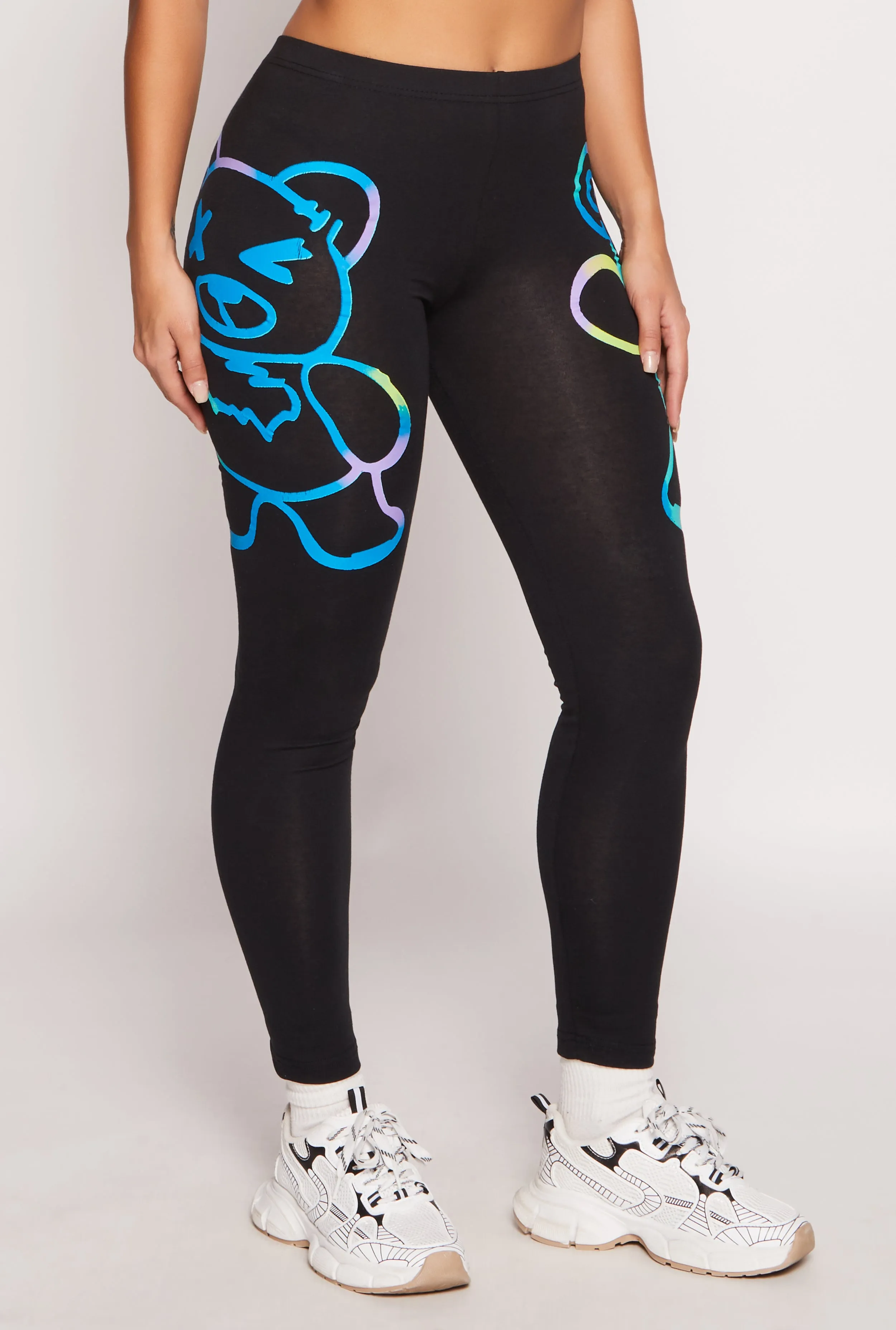 Teddy Bear Side Print Leggings sold by Rainbow product image thumbnail 2