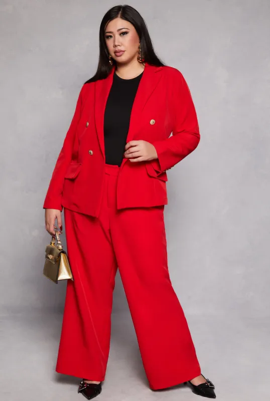 Plus Size Wide Leg Trousers sold by Rainbow
