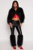 Spoon Jeans Long Sleeve Faux Fur Bolero sold by Rainbow